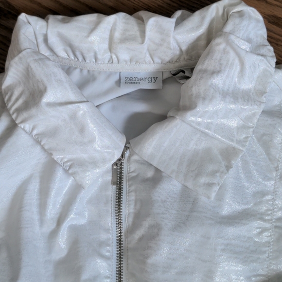 Chicos Zenergy Lightweight Jacket Size 3 - Picture 2 of 3